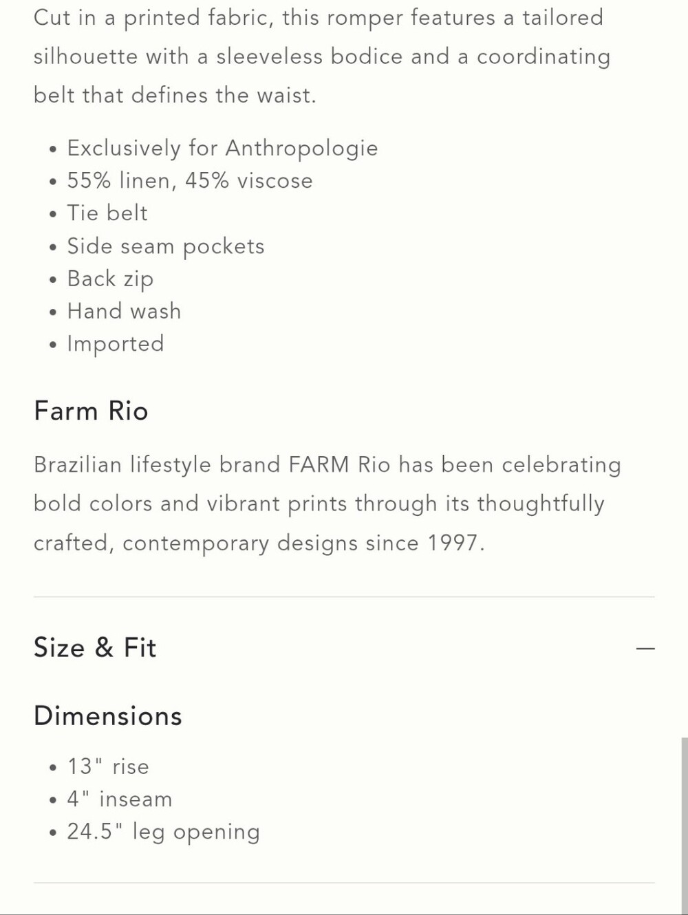 Farm Rio Romper - Picture 12 of 12